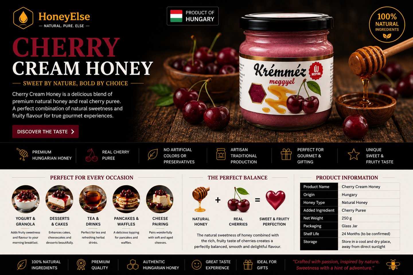 Cherry Honey 250 g