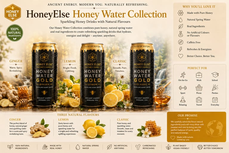AquaBee Honey Water Gold – Original 250 ml